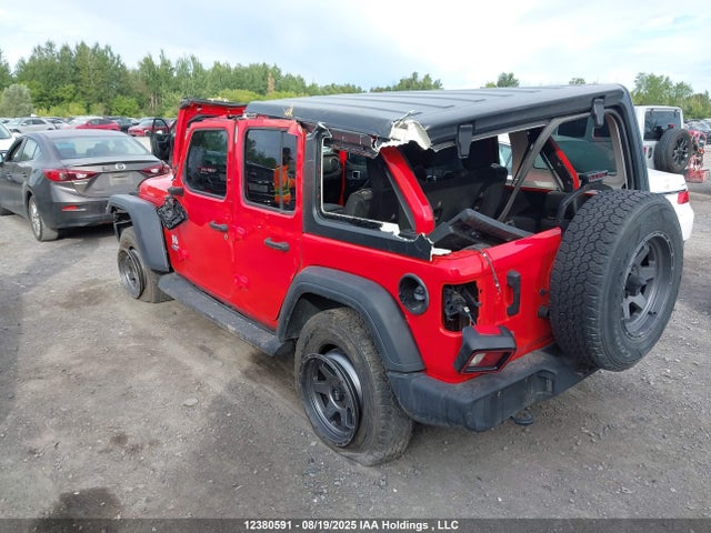 2018 Jeep Wrangler Unlimited Sport მანქანა იყიდება აუქციონზე, vin: 1C4HJXDN9JW213882, აუქციონის ნომერი: 12380591