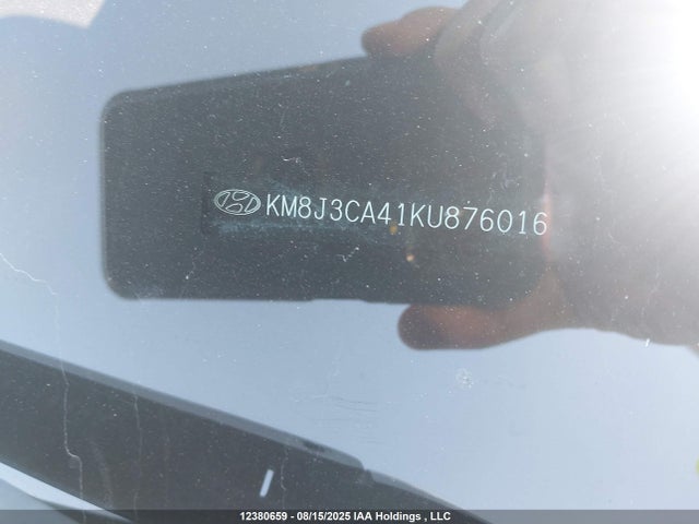 Продажа на аукционе авто 2019 Hyundai Tucson Limited/sel/sport/ultimate/value/night, vin: KM8J3CA41KU876016, номер лота: 12380659