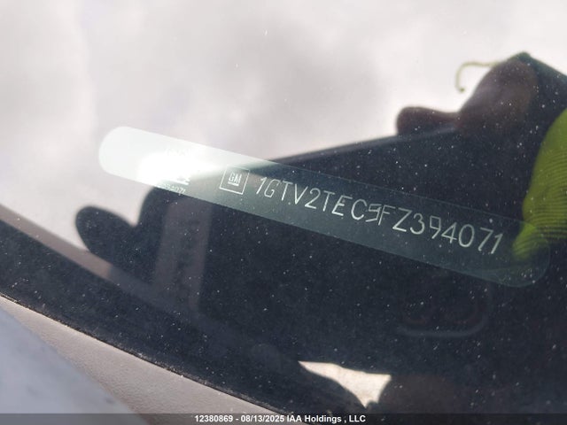 1GTV2TEC5FZ394071 GMC l83 - vvt, active fuel management, aluminum