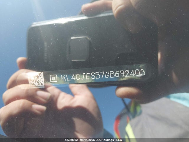 Buick luv - vvt, alum gme e85 max 2016 KL4CJESB7GB692403 Image 9