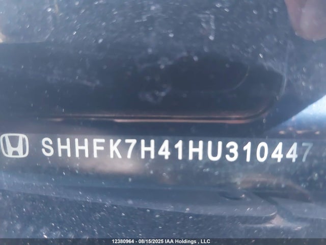 SHHFK7H41HU310447 Honda l15ba