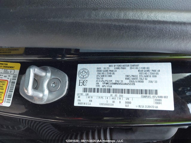 Ford dragon gtdi 2025 1FMCU9MN9SUA65335 Image 18