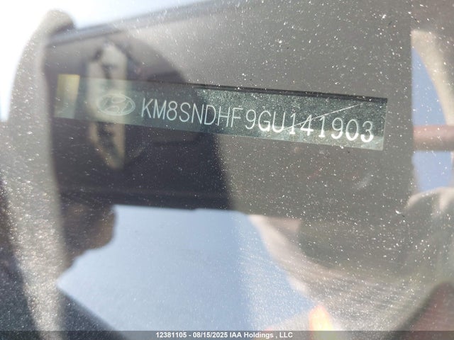 KM8SNDHF9GU141903 Hyundai gdi lambda ii