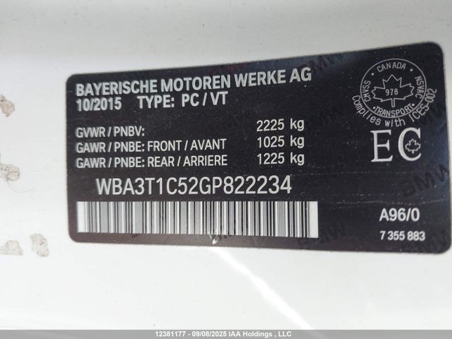 WBA3T1C52GP822234 BMW 428i