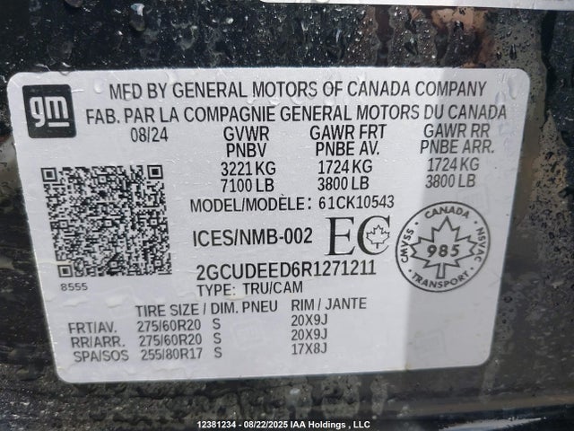 2GCUDEED6R1271211 Chevrolet l84