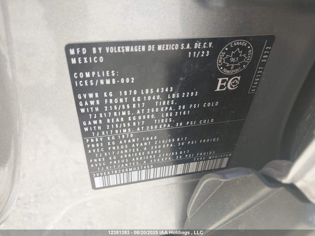 Volkswagen tsi 2024 3VVEX7B26RM037459 Image 27