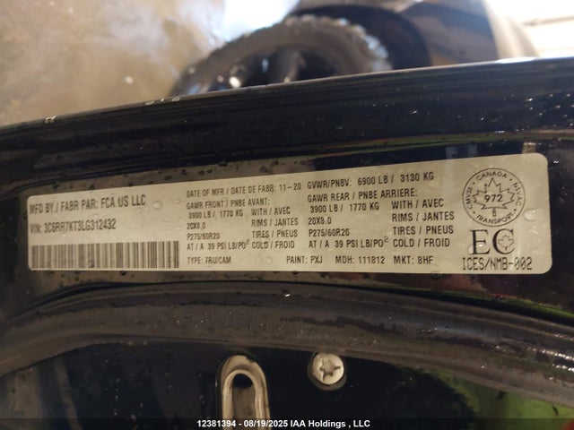 RAM 1500 2020 3C6RR7KT3LG312432 Image 18