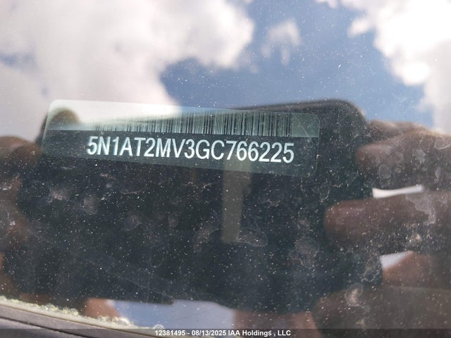 5N1AT2MV3GC766225 Nissan Rogue