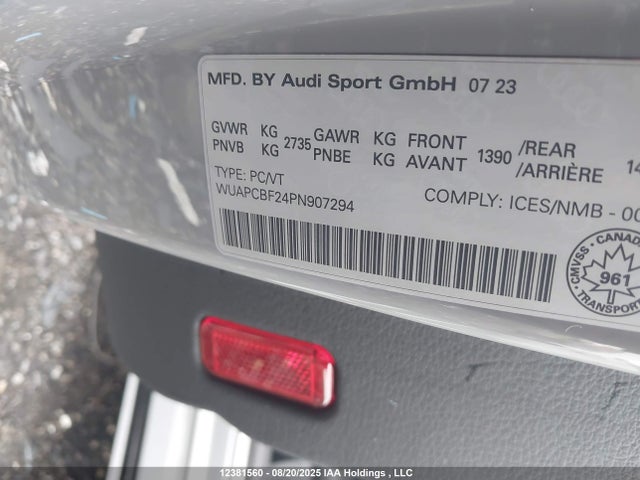 Audi RS 7 2023 WUAPCBF24PN907294 Image 9