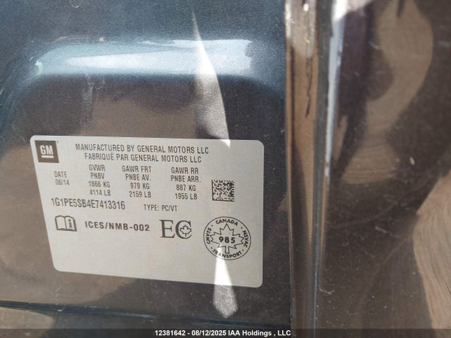 1G1PE5SB4E7413316 Chevrolet LUV