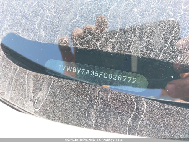 1VWBV7A35FC026772 Volkswagen 2015