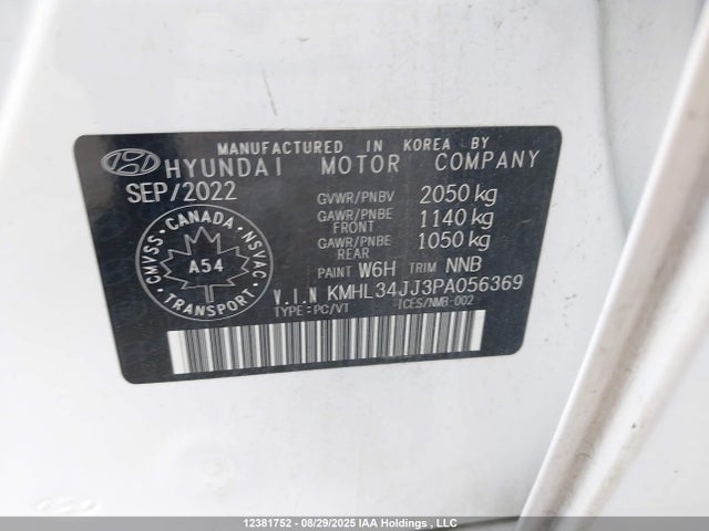 KMHL34JJ3PA056369 Hyundai gdi nu pe