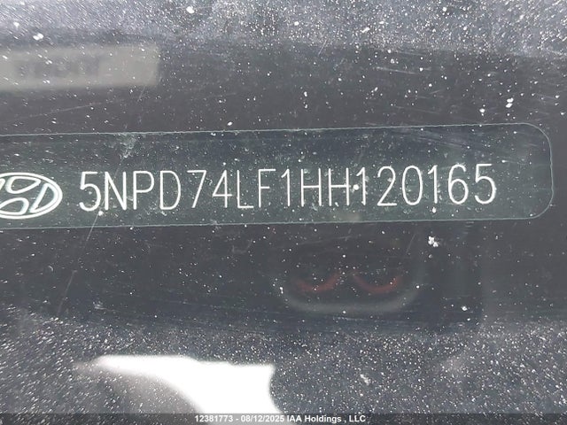 5NPD74LF1HH120165 Hyundai Elantra