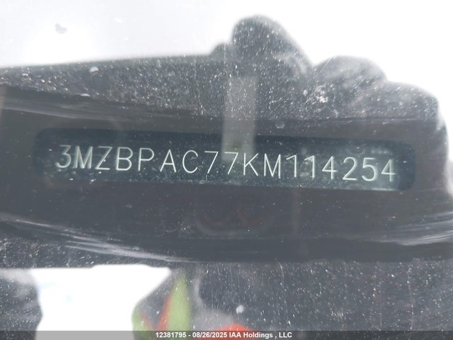 3MZBPAC77KM114254 Mazda pe