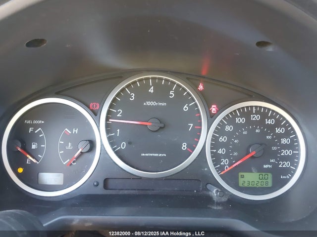 Продажа на аукционе авто 2007 Subaru Impreza Wrx, vin: JF1GD74677G520469, номер лота: 12382000