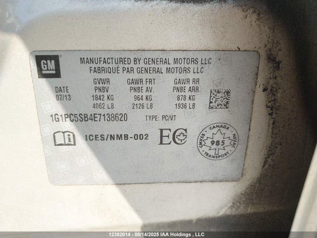 1G1PC5SB4E7138620 Chevrolet LUV
