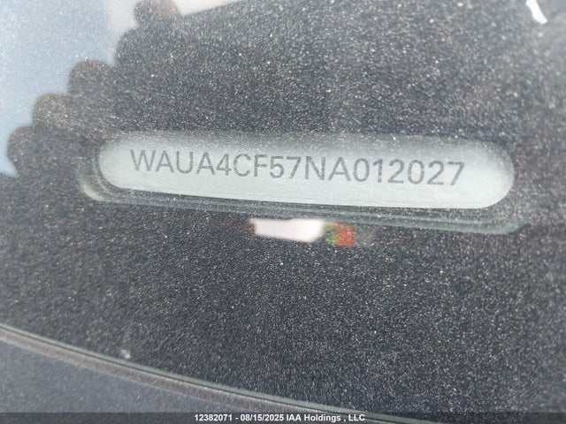 Audi 2022 2022 WAUA4CF57NA012027 Image 19