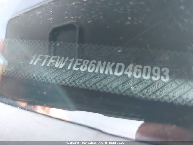 1FTFW1E86NKD46093 Ford gtdi