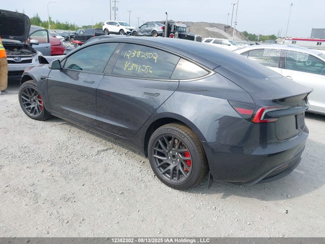 2025 Tesla Model 3 მანქანა იყიდება აუქციონზე, vin: 5YJ3E1EA4SF898256, აუქციონის ნომერი: 12382302