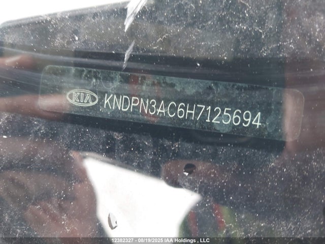 KNDPN3AC6H7125694 KIA gdi theta ii