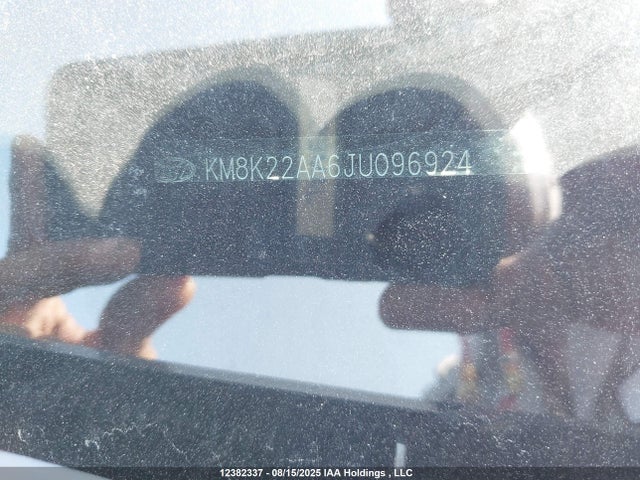 KM8K22AA6JU096924 Hyundai mpi nu