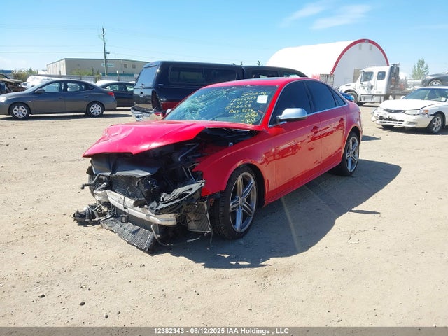 2012 Audi S4 3.0 Premium მანქანა იყიდება აუქციონზე, vin: WAUFGCFL5CA112653, აუქციონის ნომერი: 12382343