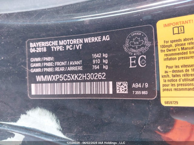Mini 2019 2019 WMWXP5C5XK2H30262 Image 18