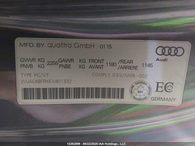 Audi RS 5 2015 WUAC6BFRXFA901332 Image 19