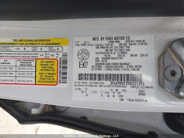 Ford Fusion 2017 3FA6P0H72HR331395 Image 17