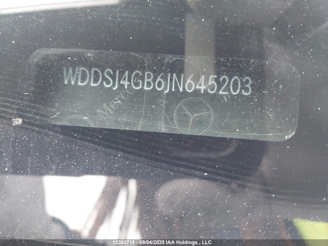 WDDSJ4GB6JN645203 Mercedes-Benz CLA-Class