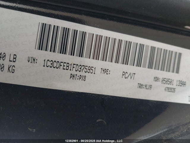 Dodge 2015 2015 1C3CDFEB1FD375951 Image 9