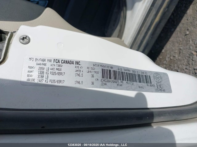 2C4RDGBG4JR303675 Dodge Grand Caravan
