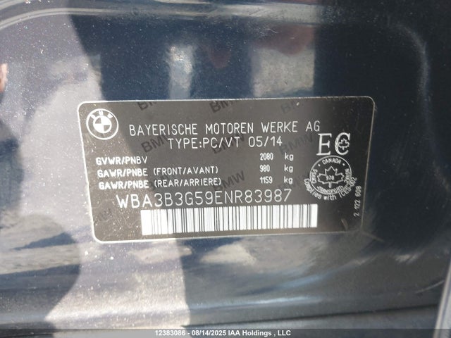 WBA3B3G59ENR83987 BMW 328I
