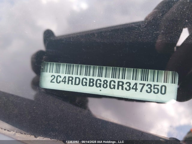 Dodge 2016 2016 2C4RDGBG8GR347350 Image 18