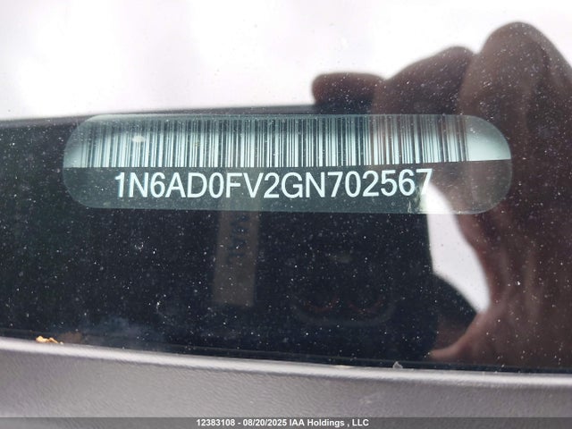 Nissan Frontier 2016 1N6AD0FV2GN702567 Image 9
