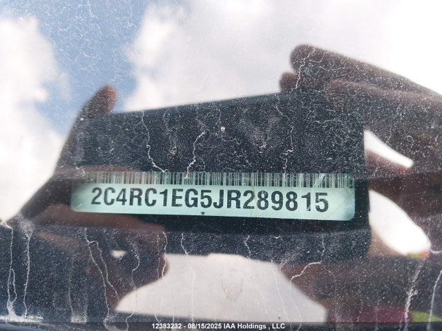 2C4RC1EG5JR289815 Chrysler Pacifica