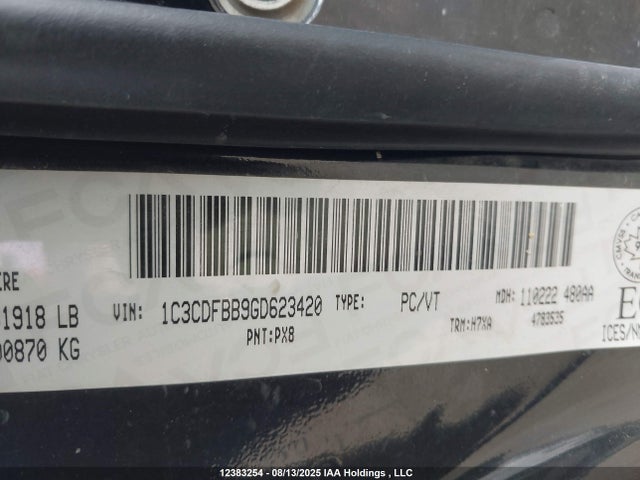 Dodge 2016 2016 1C3CDFBB9GD623420 Image 19