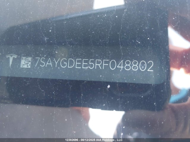 7SAYGDEE5RF048802 Tesla Model Y