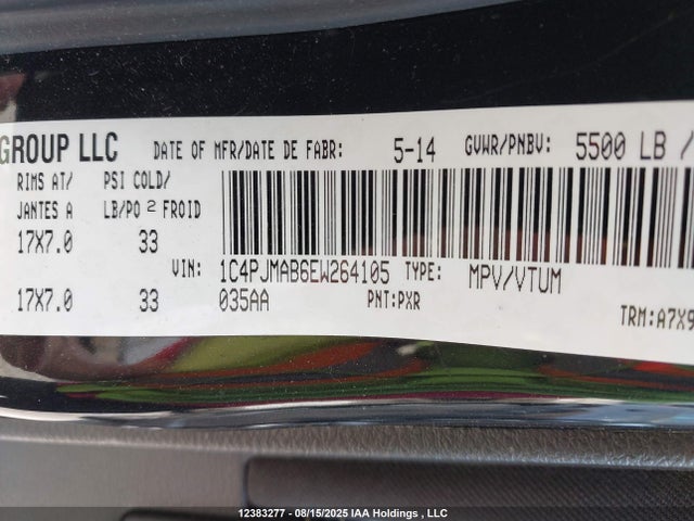 Jeep 2014 2014 1C4PJMAB6EW264105 Image 9