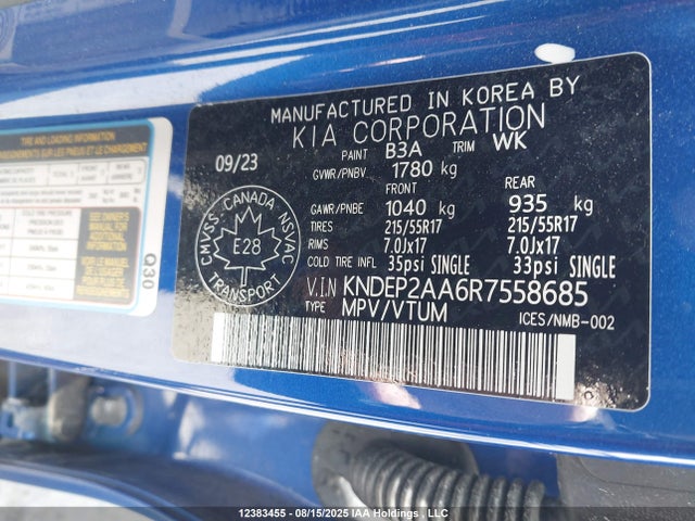 KNDEP2AA6R7558685 KIA nu mpi
