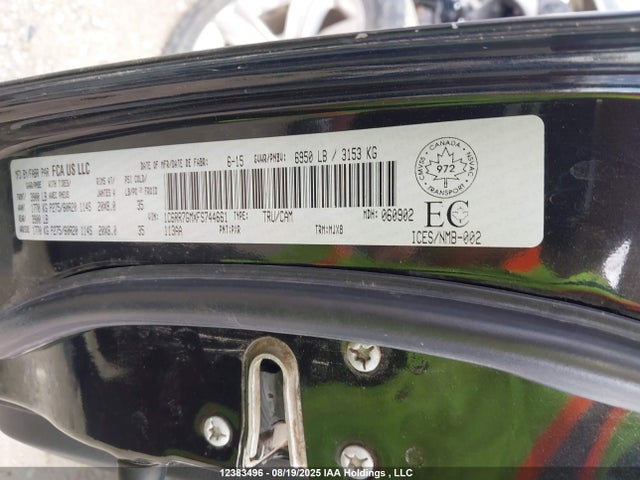 1C6RR7GMXFS744661 RAM 2015