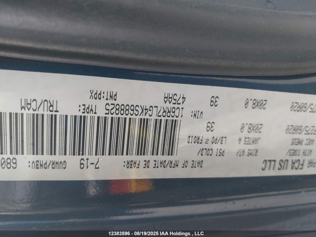 1C6RR7LG4KS688825 RAM 2019