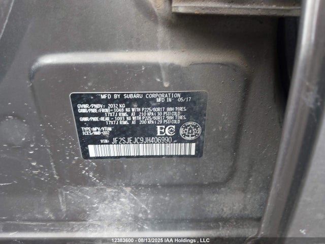 JF2SJEJC9JH406990 Subaru naturally aspirated c5