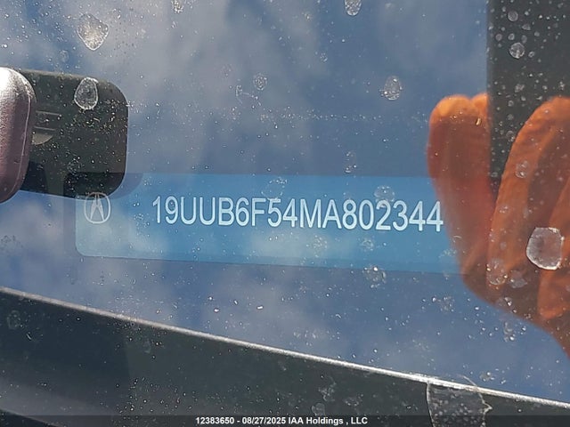 Acura k20c6 2021 19UUB6F54MA802344 Image 9