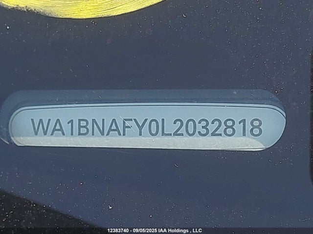 WA1BNAFY0L2032818 Audi Q5