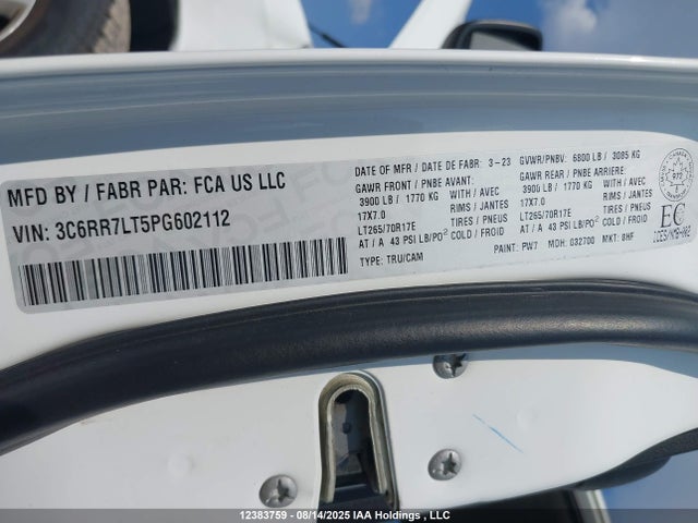 RAM 1500 2023 3C6RR7LT5PG602112 Image 9
