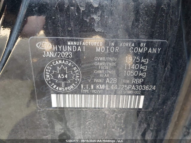 KMHL44J25PA303624 Hyundai t-gdi gamma ii