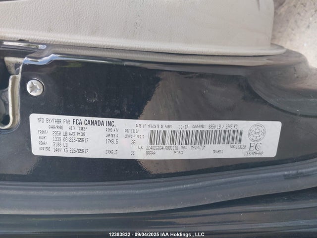 2C4RDGBG4HR881818 Dodge Grand Caravan
