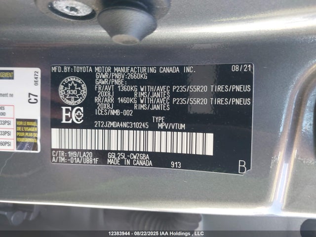 Lexus 2gr-fks 2022 2T2JZMDA4NC310245 Image 9