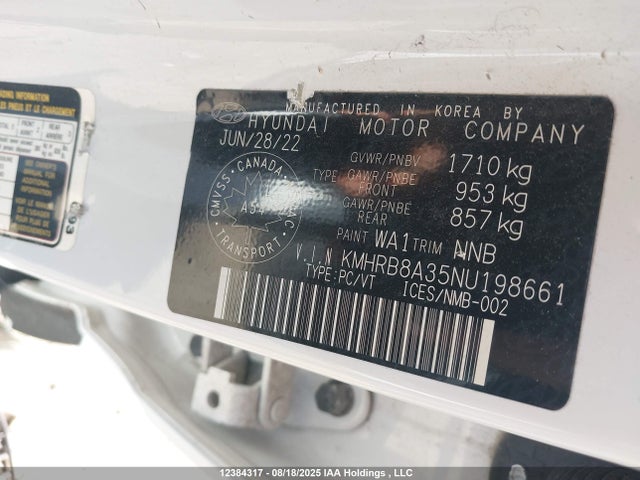 Hyundai gamma ii 2022 KMHRB8A35NU198661 Image 9